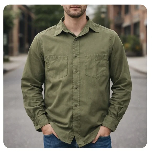 Vietnam Era US Navy Utility Shirt OG-107 Cotton Poplin USN Stencil NXSX Contract - Picture 8 of 13